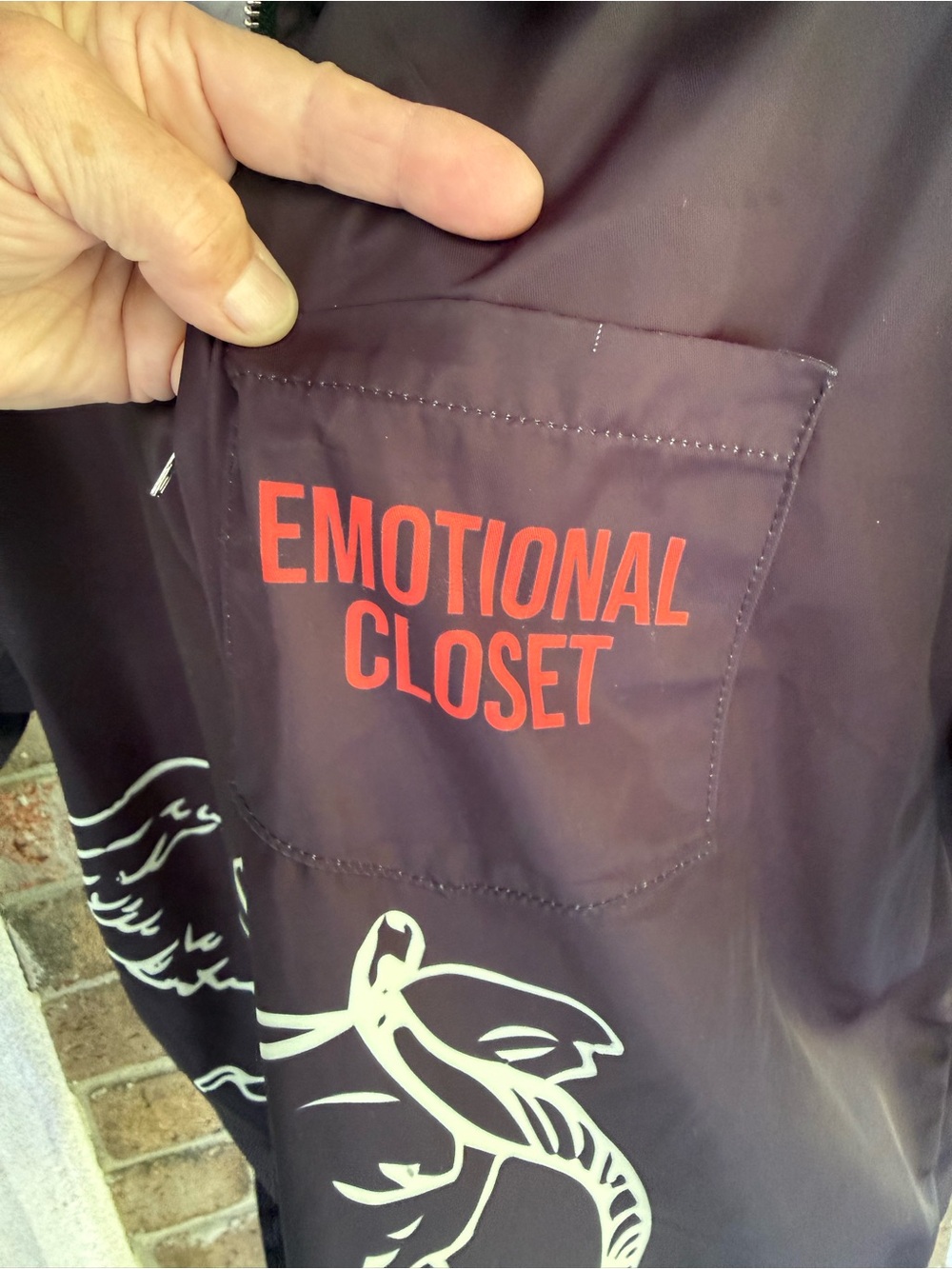 Men's Black Zip-Front Short Sleeve Jacket / shirt size large - Picture 6 of 13